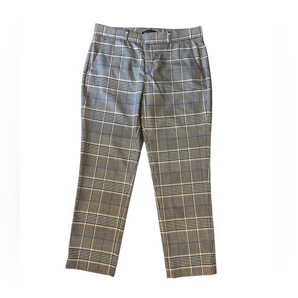 Banana Republic Avery Plaid Pant Eclectic Grandpa Collegiate Straight Ankle